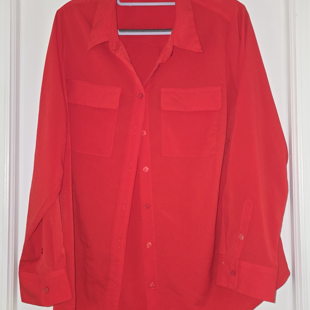 Women's Red Blouse